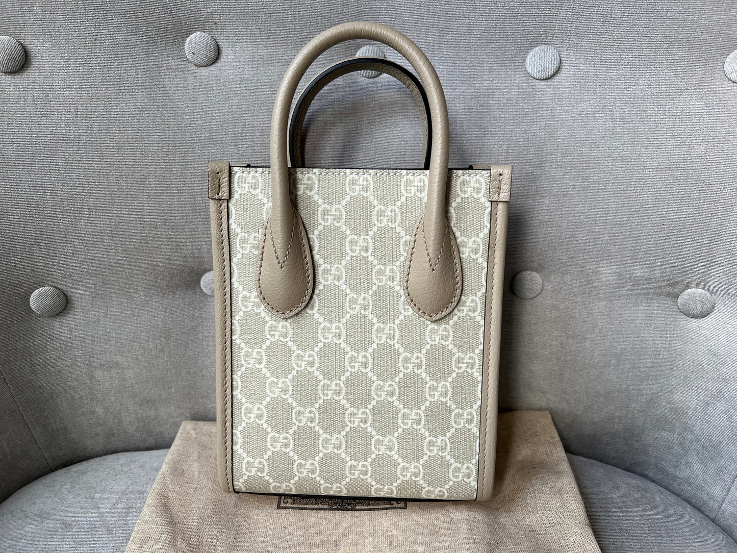 Gucci Mini Tote Bag with Interlocking GG (RRP £1070)