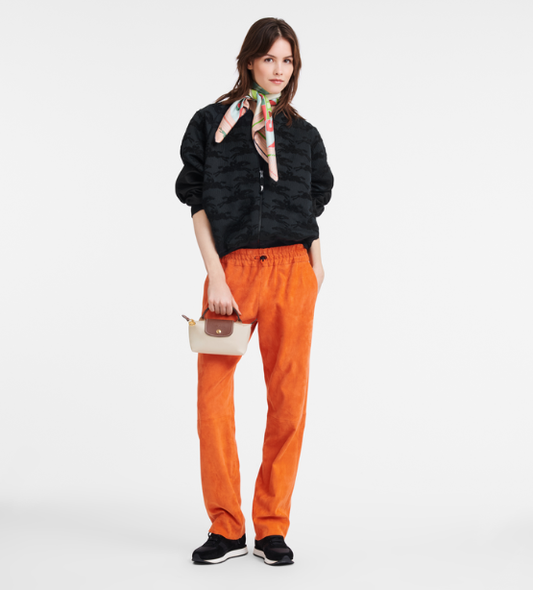 Longchamp Le Pliage Pouch with handle Paper