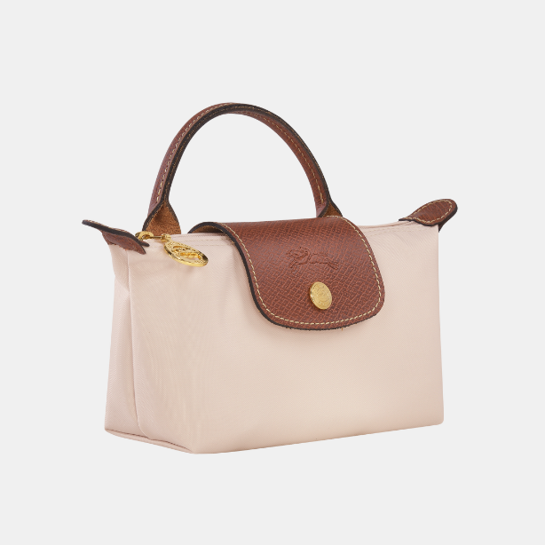 Longchamp Le Pliage Pouch with handle Paper
