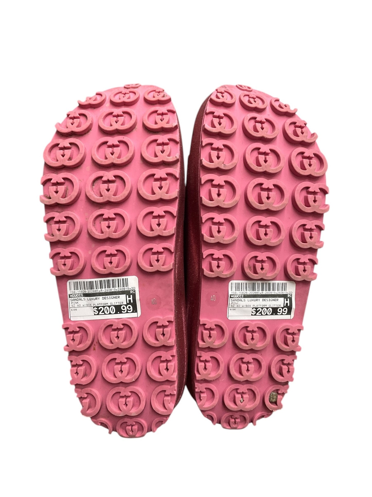 Sandals Luxury Designer By Gucci