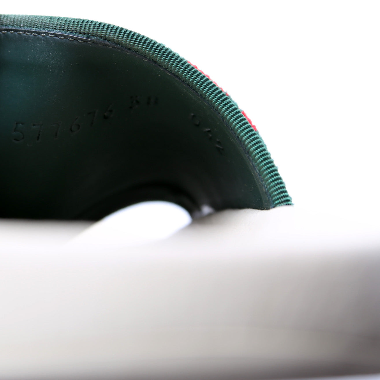 Gucci Velvet Rubber Slides Size 42