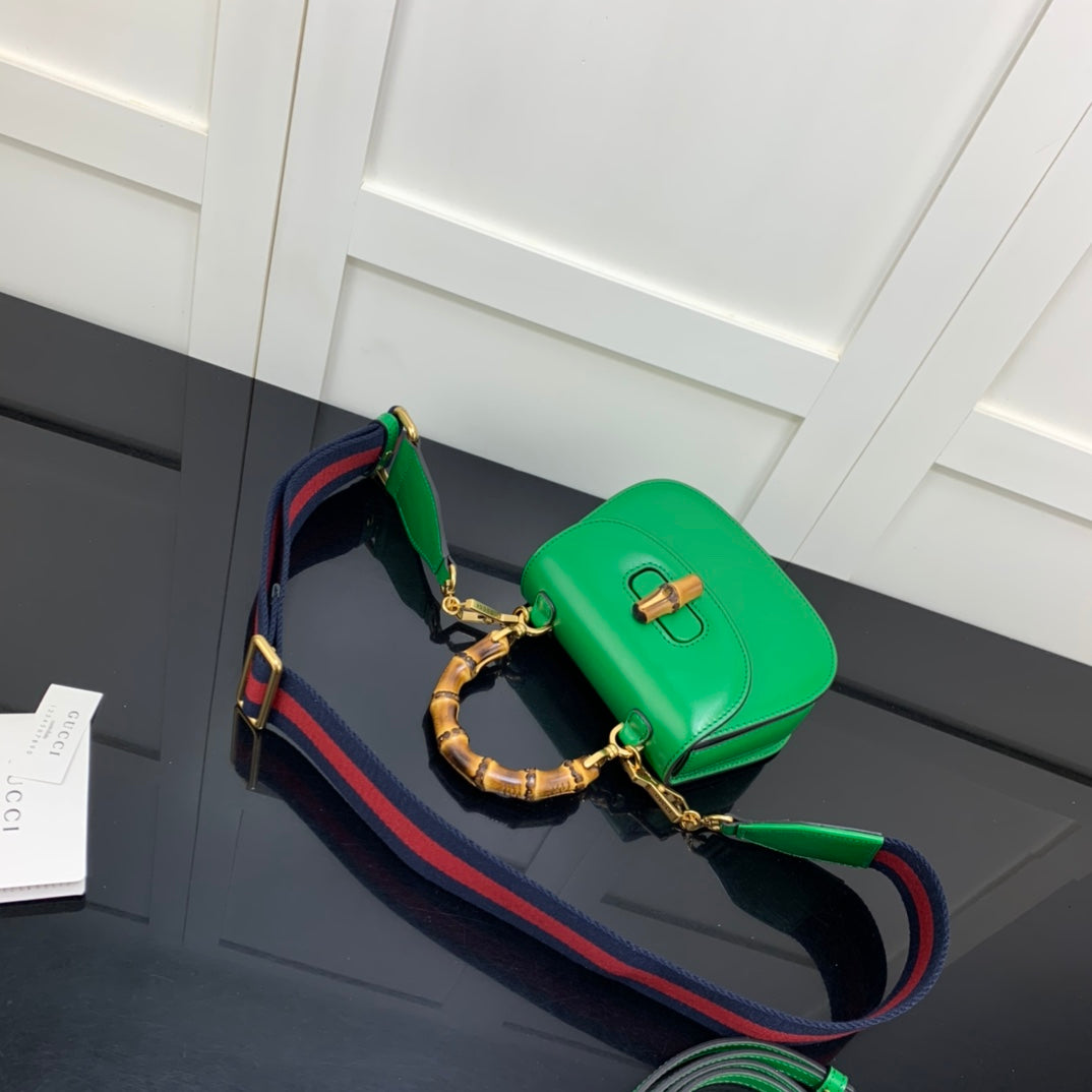 BOLSA GUCCI BAMBOO 1947 PEQUENA 17