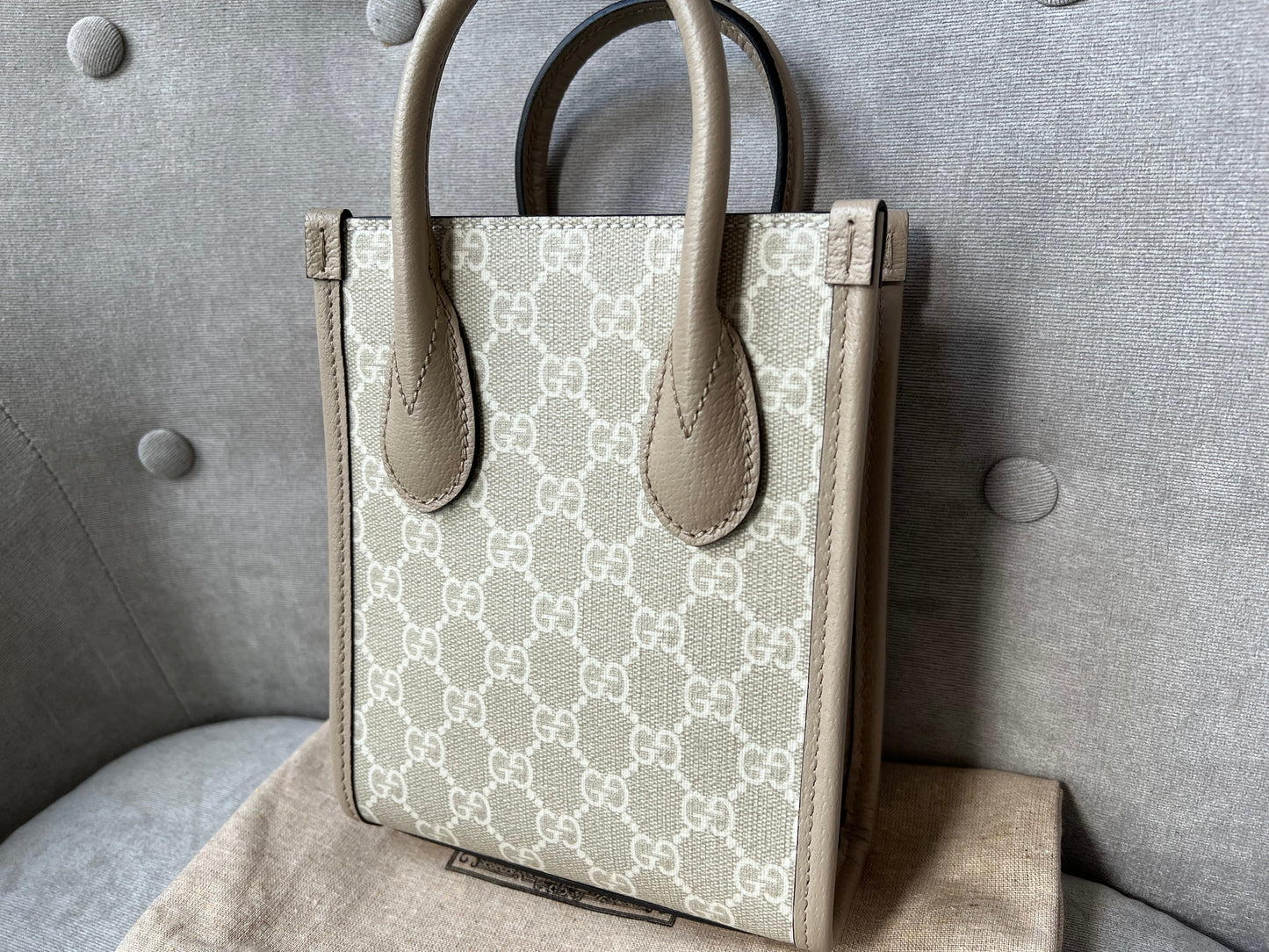 Gucci Mini Tote Bag with Interlocking GG (RRP £1070)