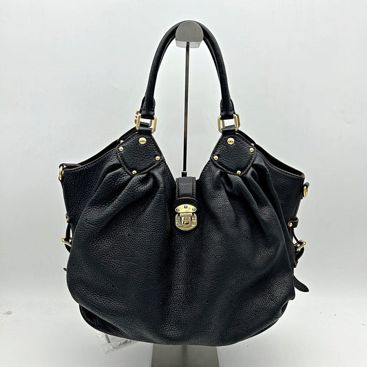 Louis Vuitton Black Monogram Mahina Leather XL Bag Louis Vuitton LA12408