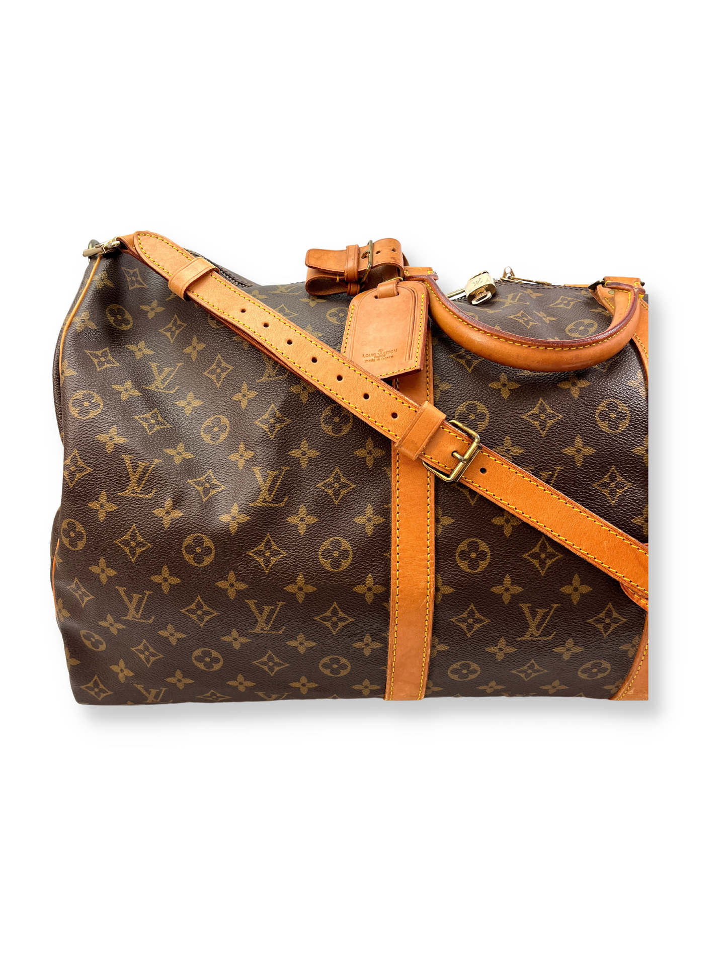 LOUIS VUITTON - VINTAGE MONOGRAM KEEPALL BANDOULIERE 60 - YR 1987