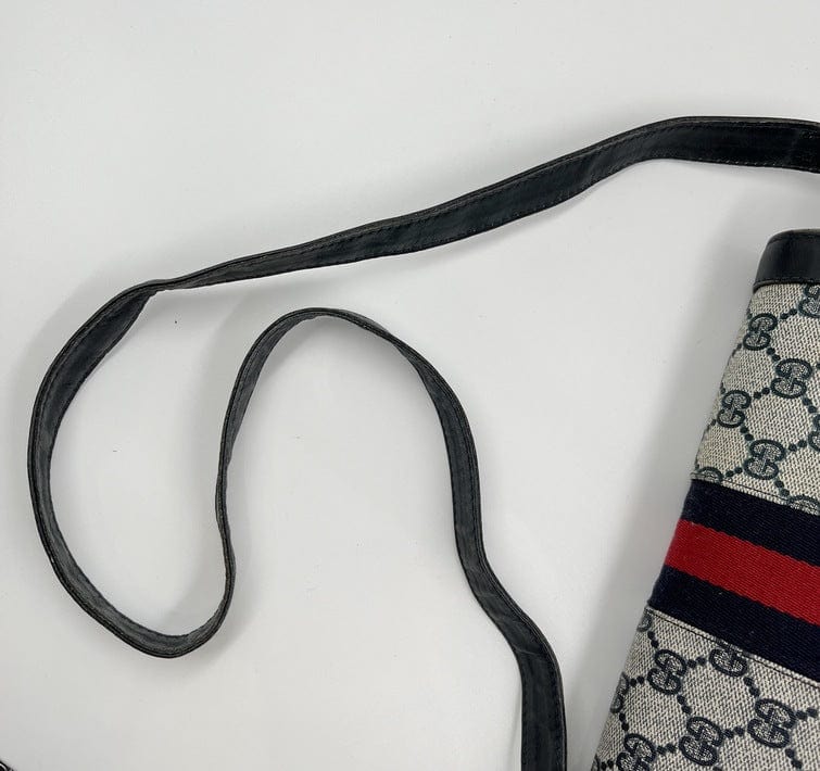 Vintage Gucci Canvas Crossbody Bag
