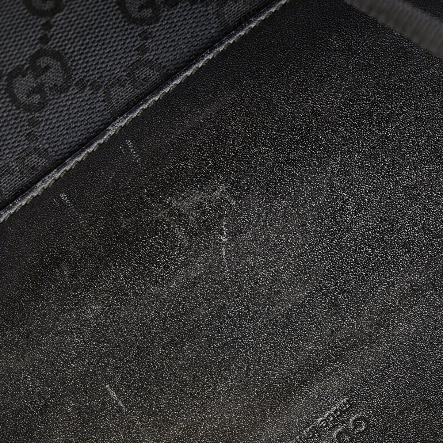 Black Gucci GG Canvas Tote Bag