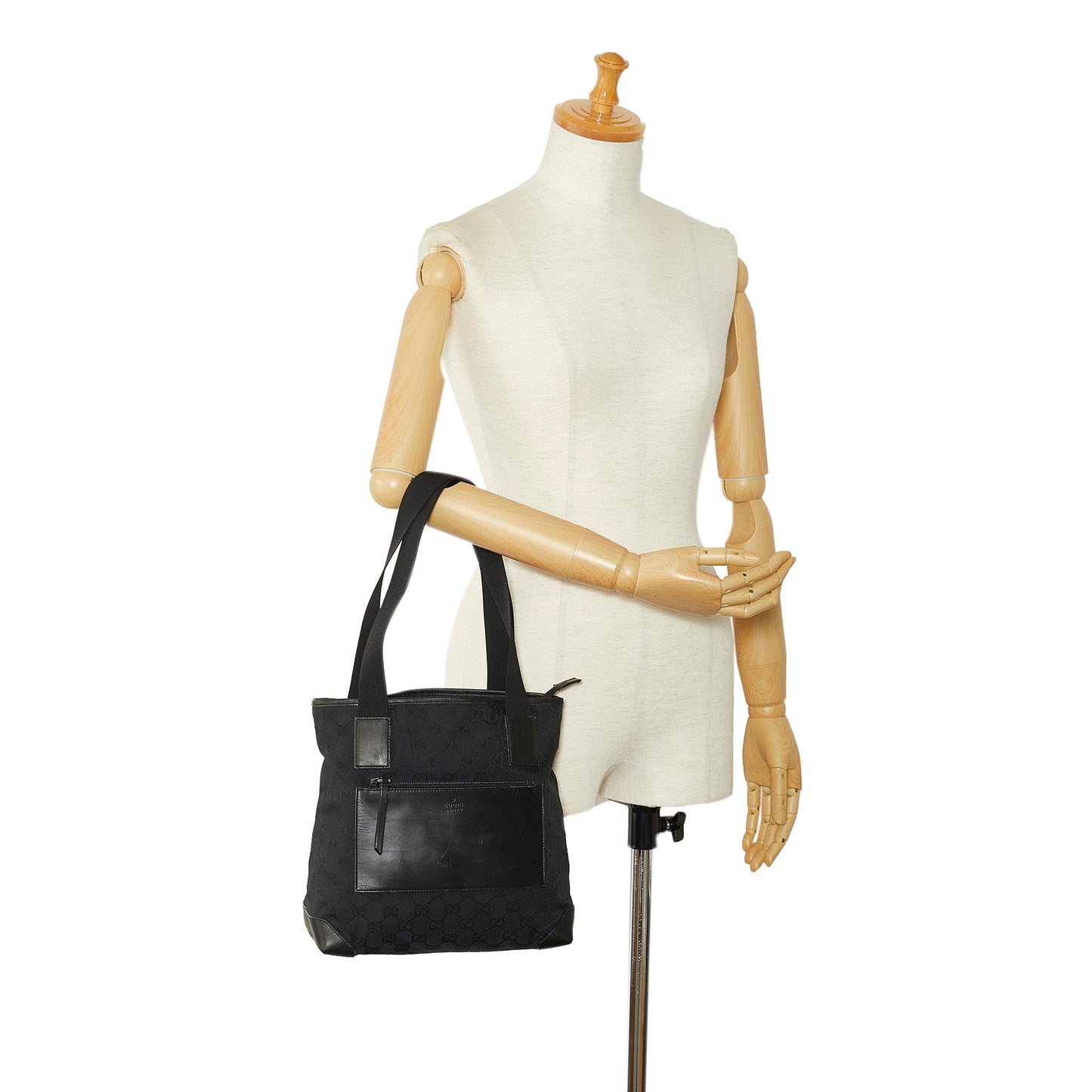 Black Gucci GG Canvas Tote Bag