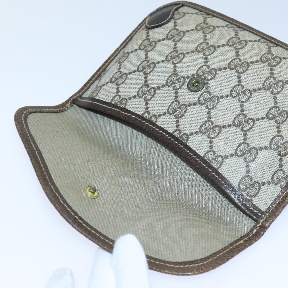 GUCCI Web Clutch Bag
