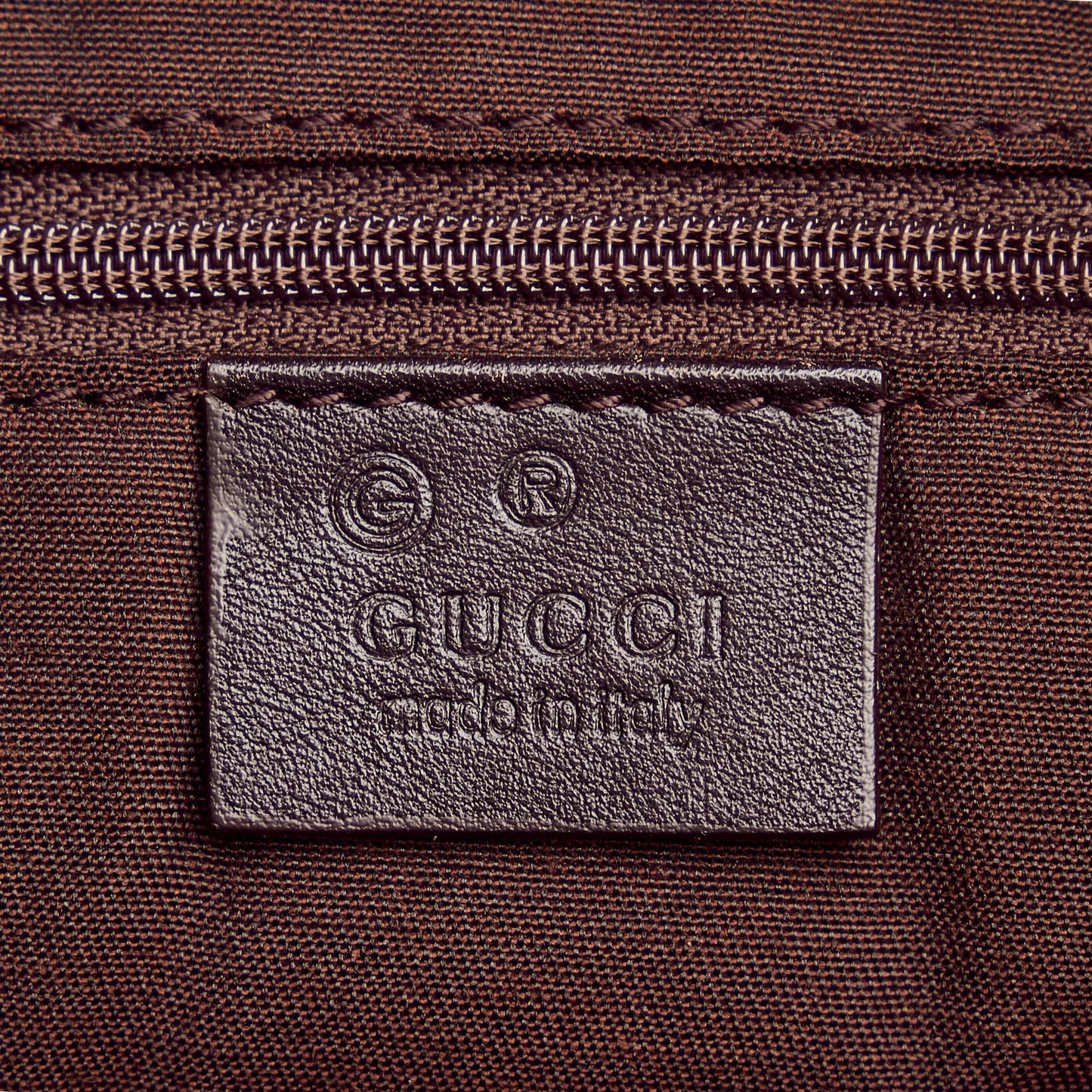 Gucci Tote Bag Brown Canvas