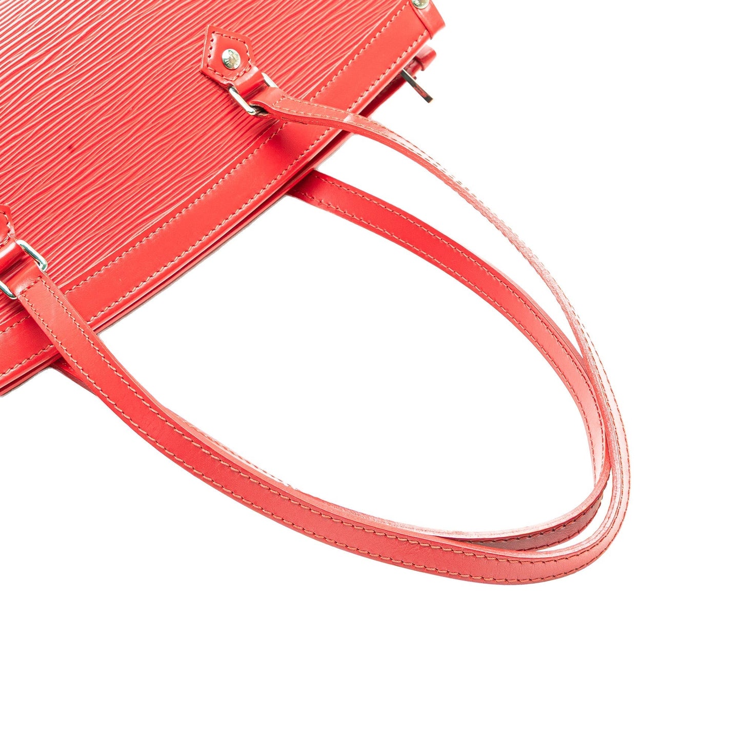 Red Louis Vuitton Epi Madeleine PM Shoulder Bag