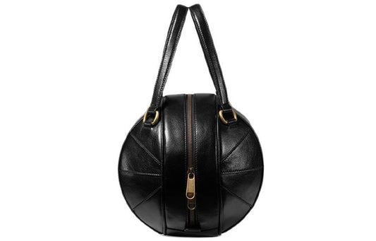 (WMNS) Gucci Unisex Leather Enamel Logo HandBag Black 536110-0PL0T-1000