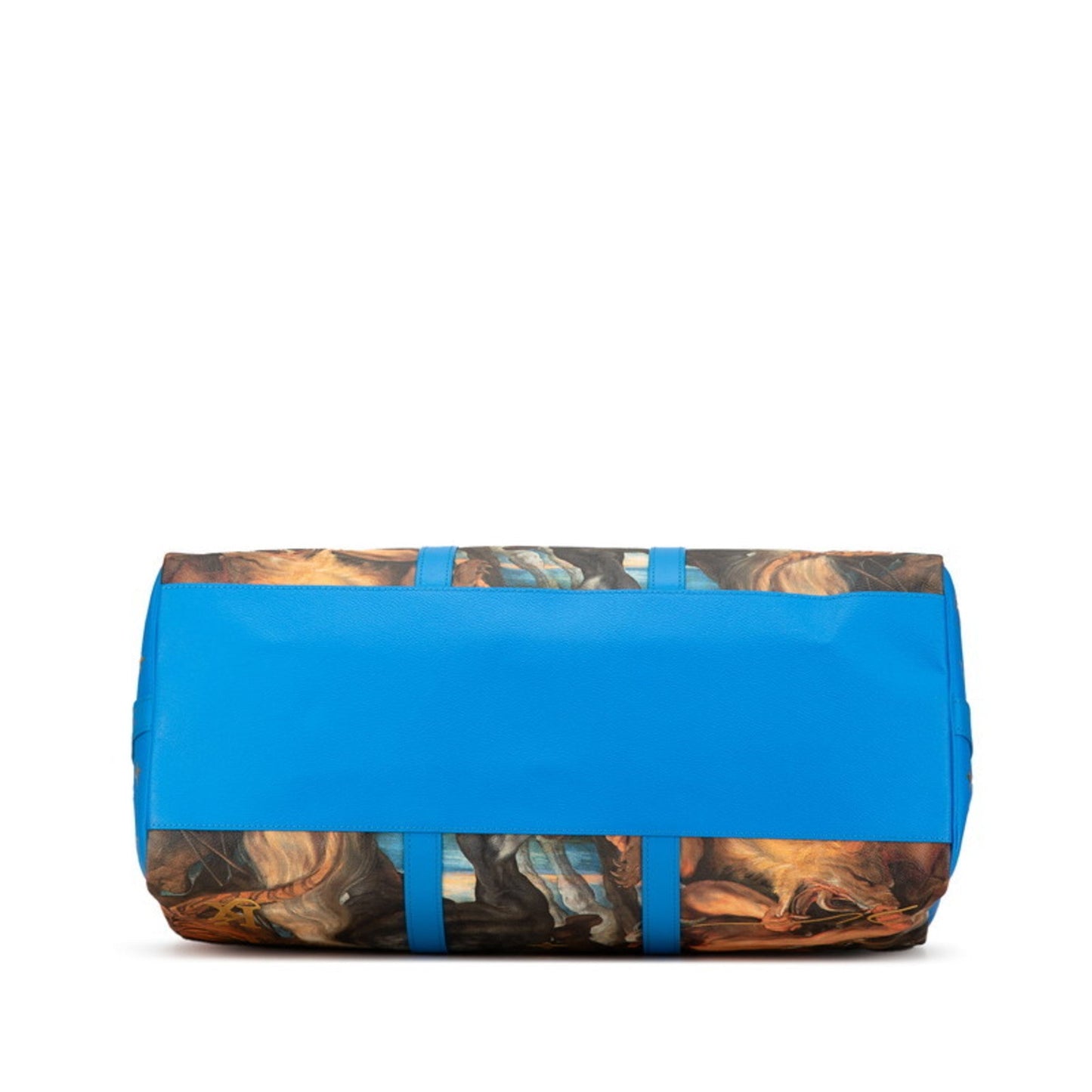 Louis Vuitton blue  Pvc Leather Boston Bag Shoulder Bag