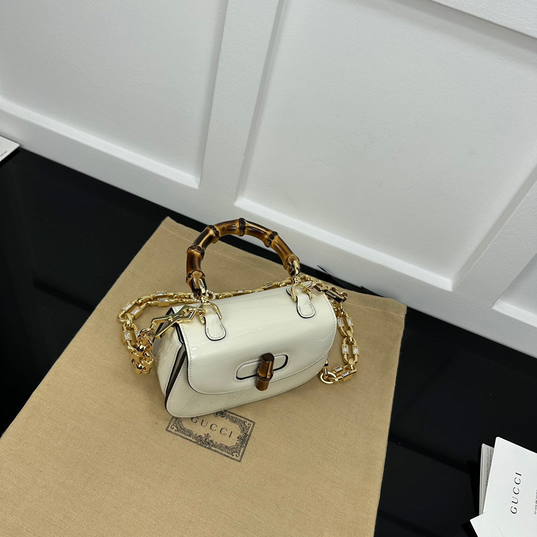 BOLSA GUCCI BAMBOO 1947 PEQUENA