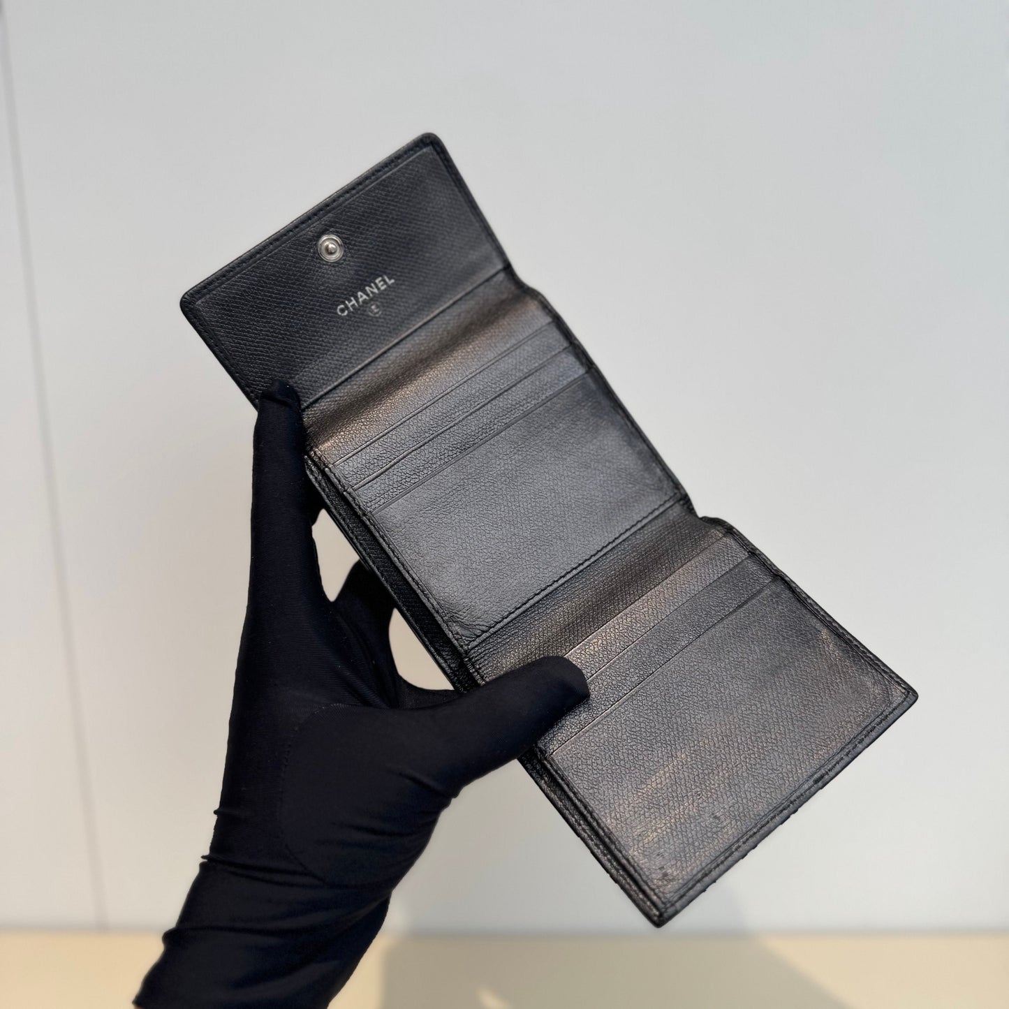 Ask for Bp💕Timeless/classique leather wallet Chanel Black in Leather 3224