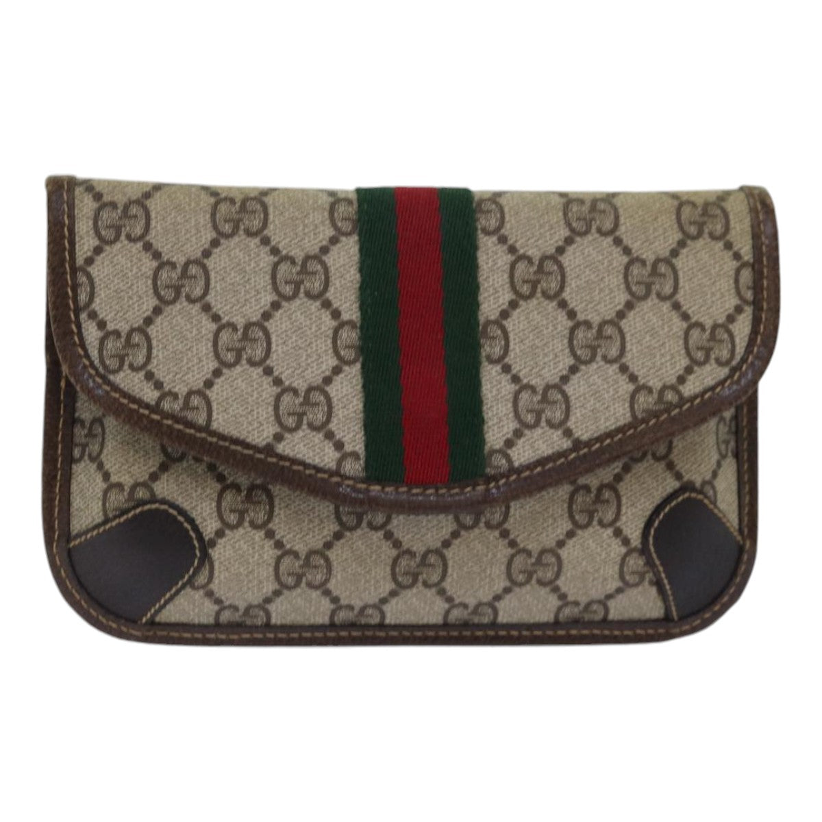 GUCCI Web Clutch Bag