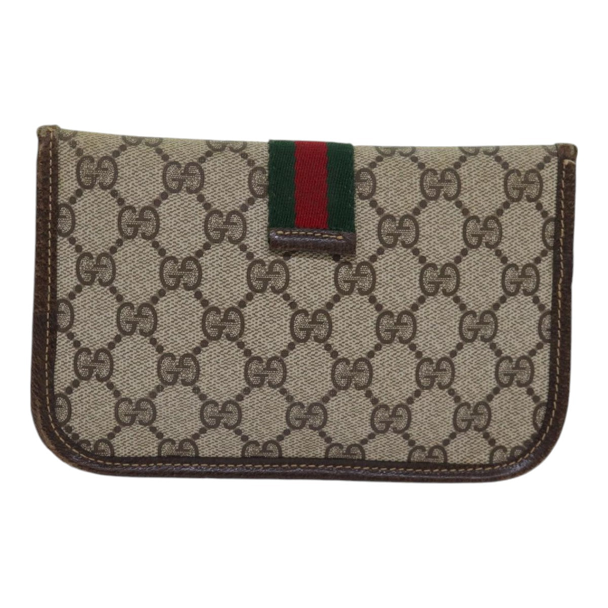 GUCCI Web Clutch Bag