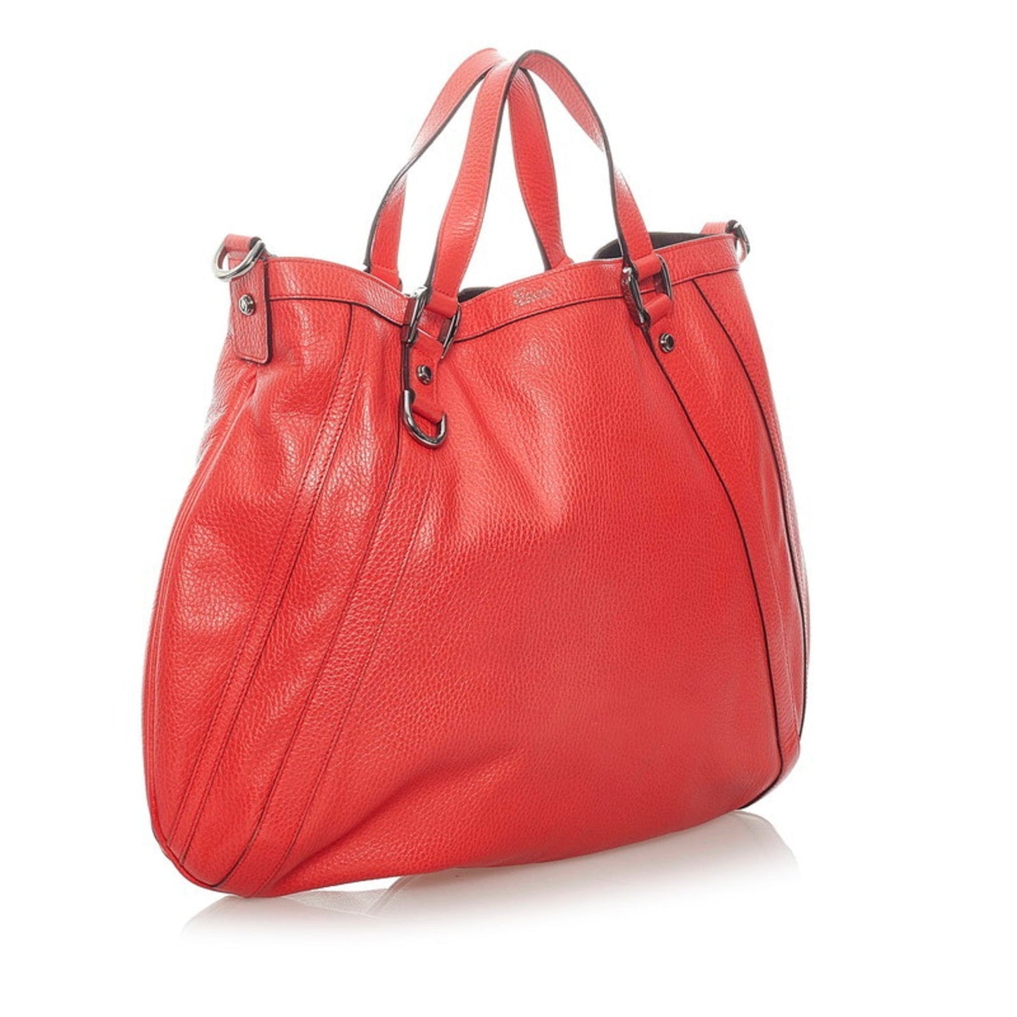 Gucci Abbey HandBag Shoulder Bag 268641 Red Leather Ladies Gucci