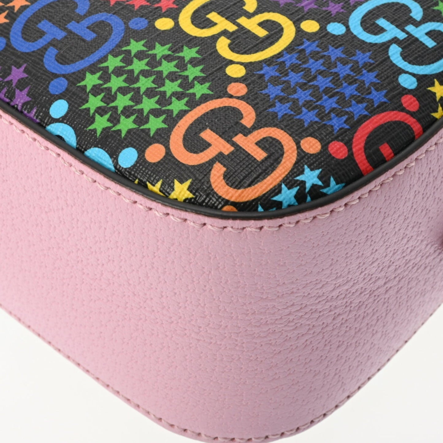 GUCCI GG Psychedelic Pink/Multicolor 574886 Women's PVC Shoulder Bag