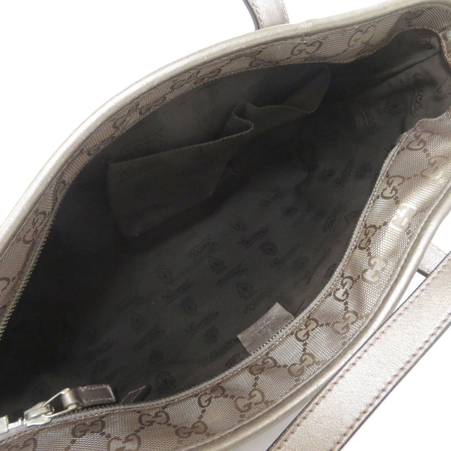 Gucci 211138 Imprimate Tote Bag PVC Leather Ladies