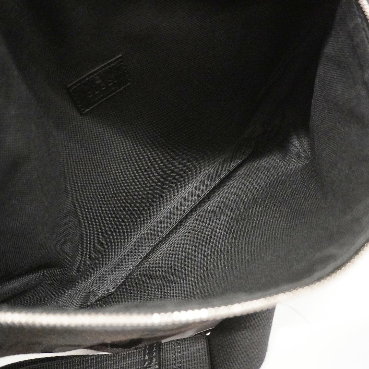 GUCCIAuth  Jumbo GG Jumbo GG 696031 Unisex Canvas Sling Bag Black