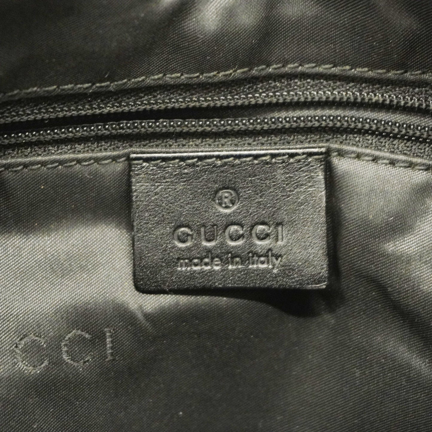 GUCCI Auth  GG Canvas Handbag 001 3814 Women's Leather Black