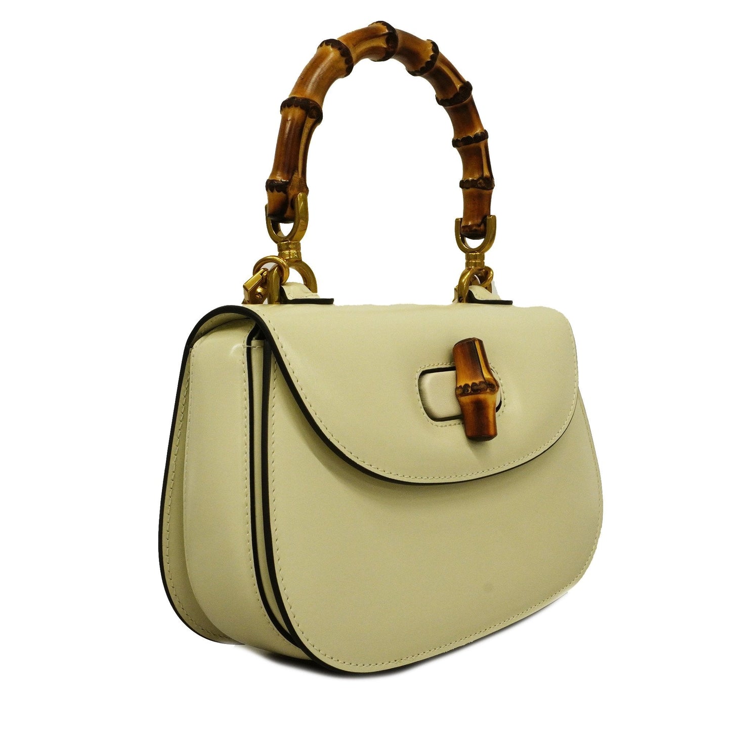 Gucci Bamboo 2way Bag Jumbo GG 675797 Women's Leather Handbag,Shoulder Bag