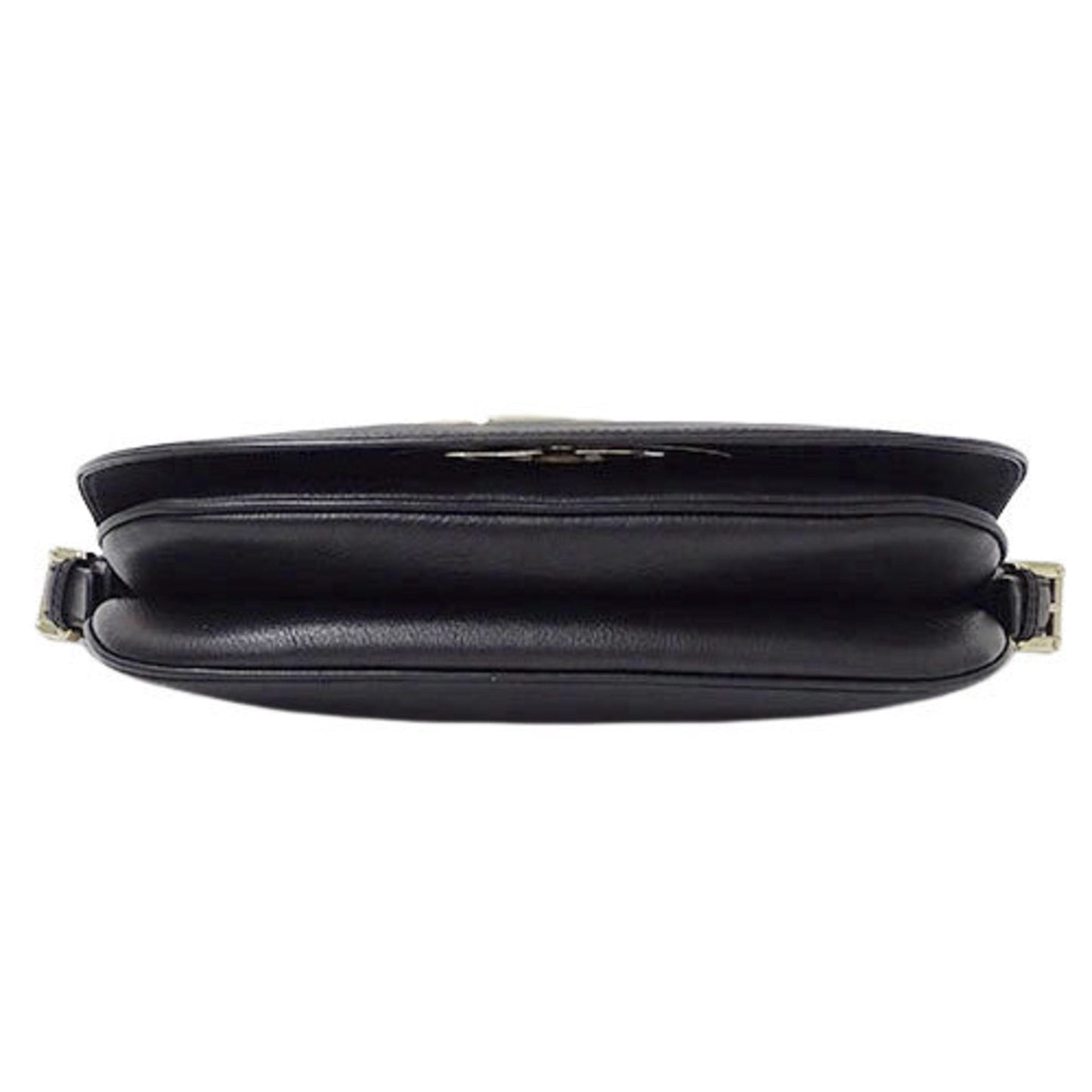 Gucci bag ladies shoulder leather black 161727