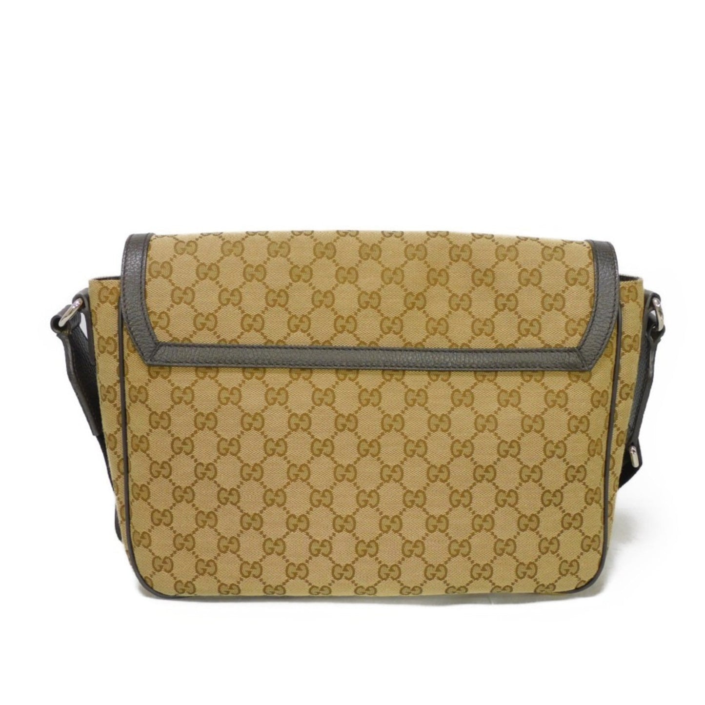 GUCCI Shoulder Bag GG Canvas Messenger Beige Brown Crossbody Logo Embossed 449171 KY9KN 9886 Men's Women's