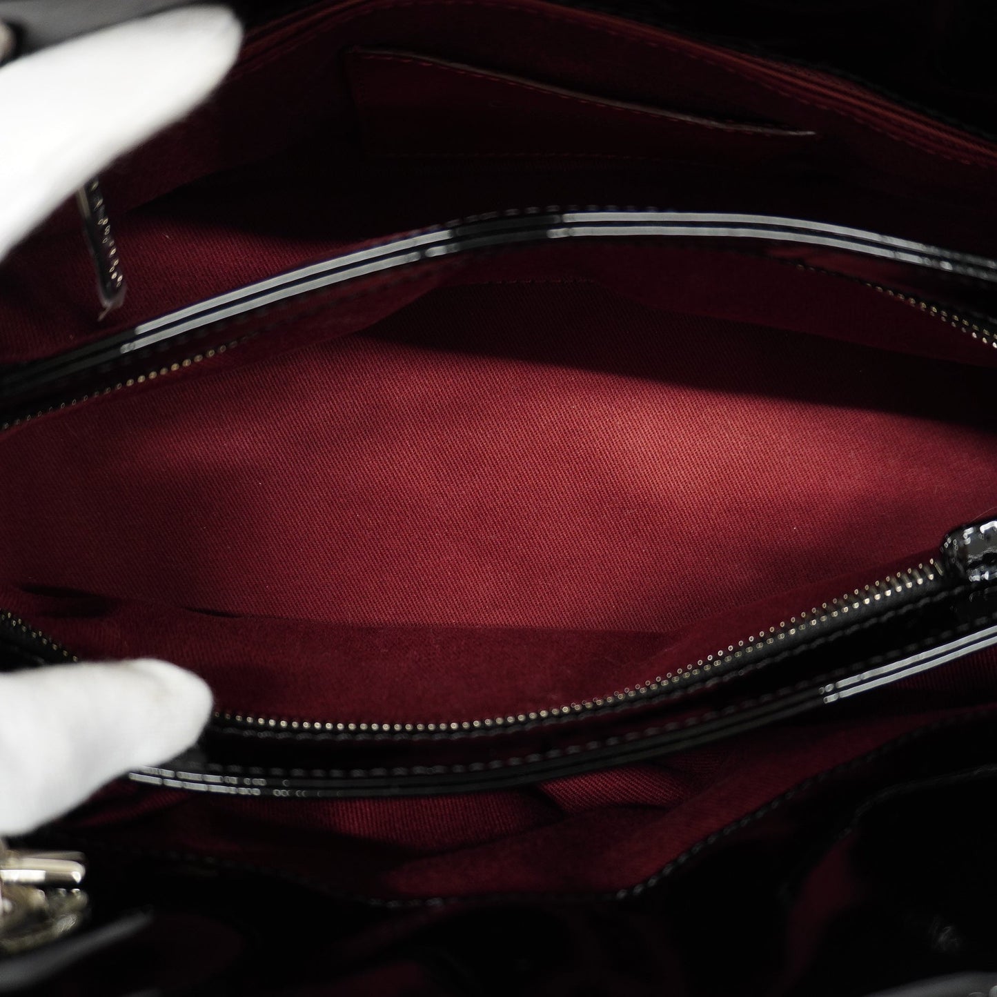 CHANEL  Matelasse Shoulder Bag Chain Shoulder Women's Patent Leather Black