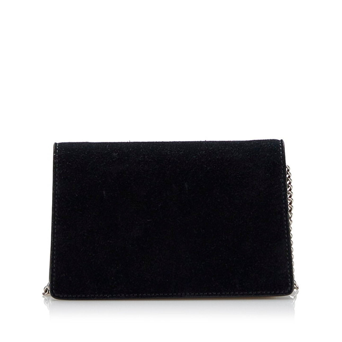 Gucci Dionysus Chain Shoulder Bag 476432 Black Suede Ladies GUCCI