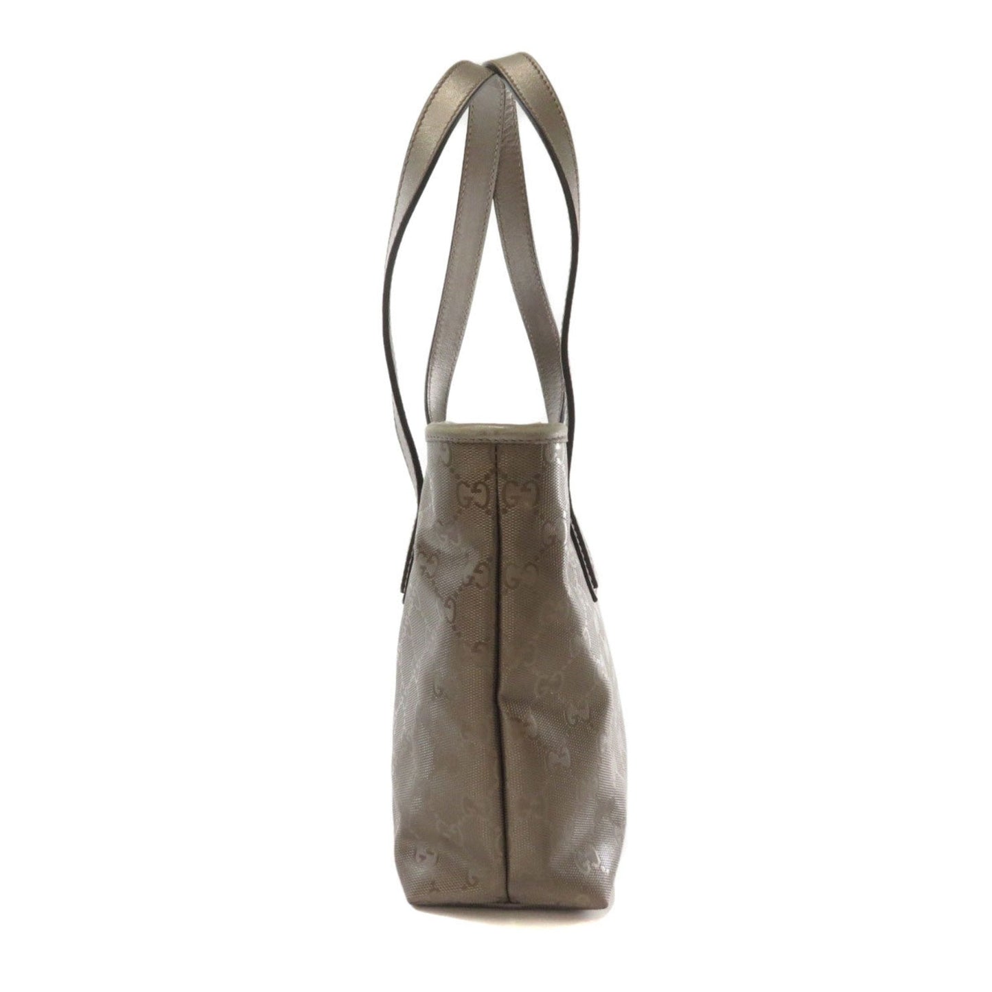 Gucci 211138 Imprimate Tote Bag PVC Leather Ladies