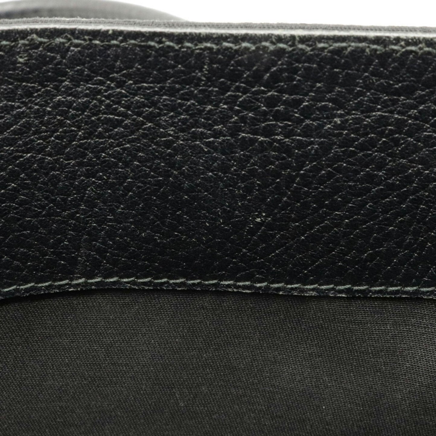 Gucci GG nylon tote bag shoulder leather black 152279