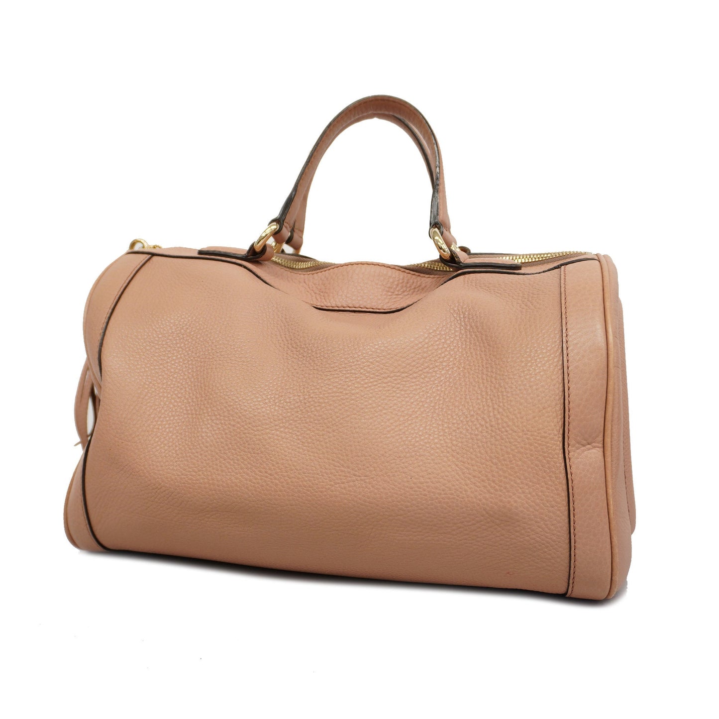 Gucci  Soho 000 2058 0290 0 Women's Leather HandBag Pink Beige