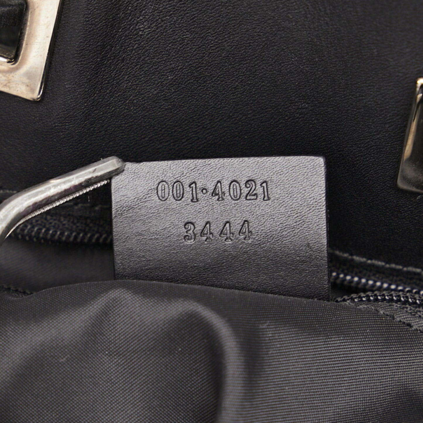 GUCCI GG Canvas One Shoulder Bag 001 4021 Black Leather Women's