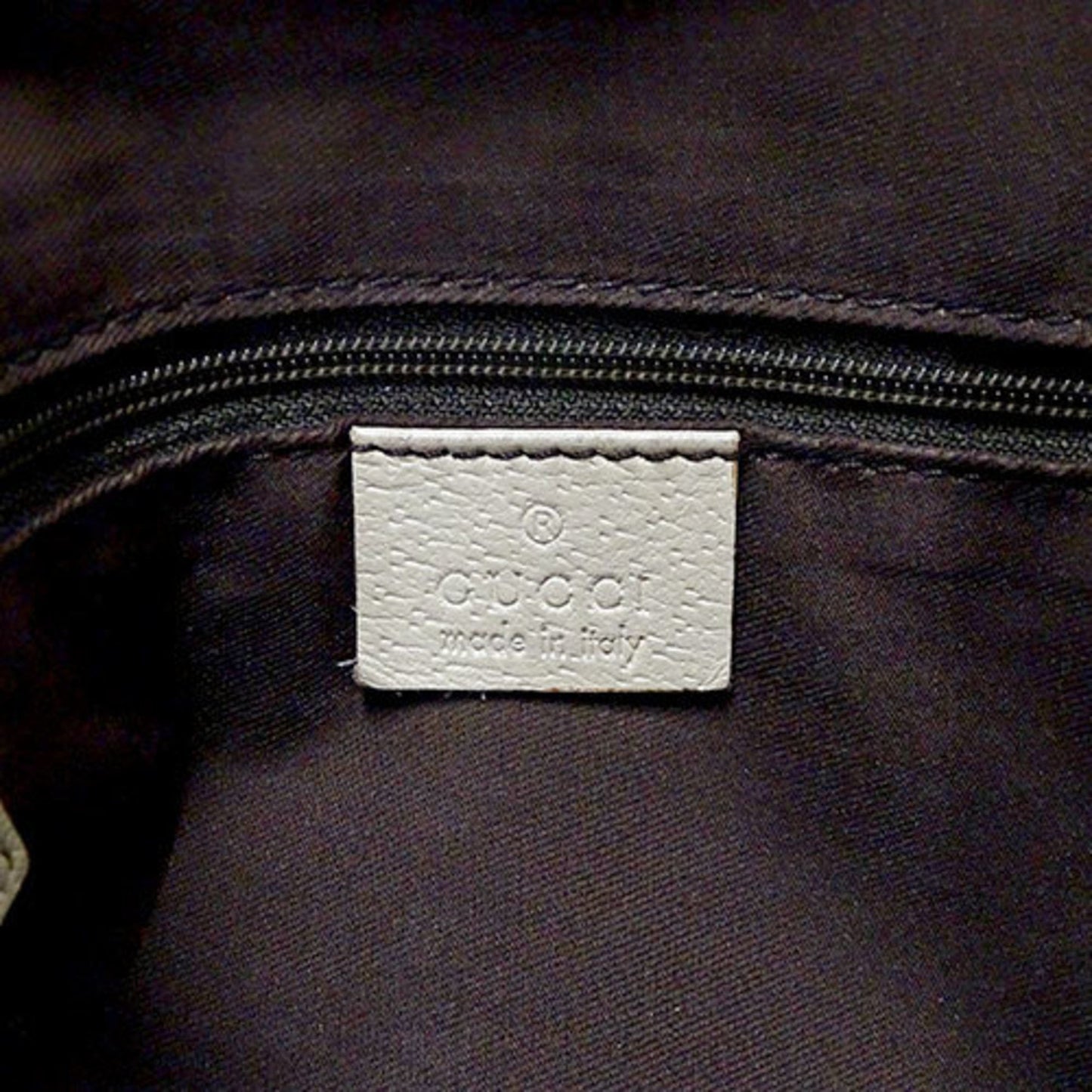 Gucci Bag Ladies Shoulder Handbag Abbey GG Canvas Brown Beige Ivory White 130738