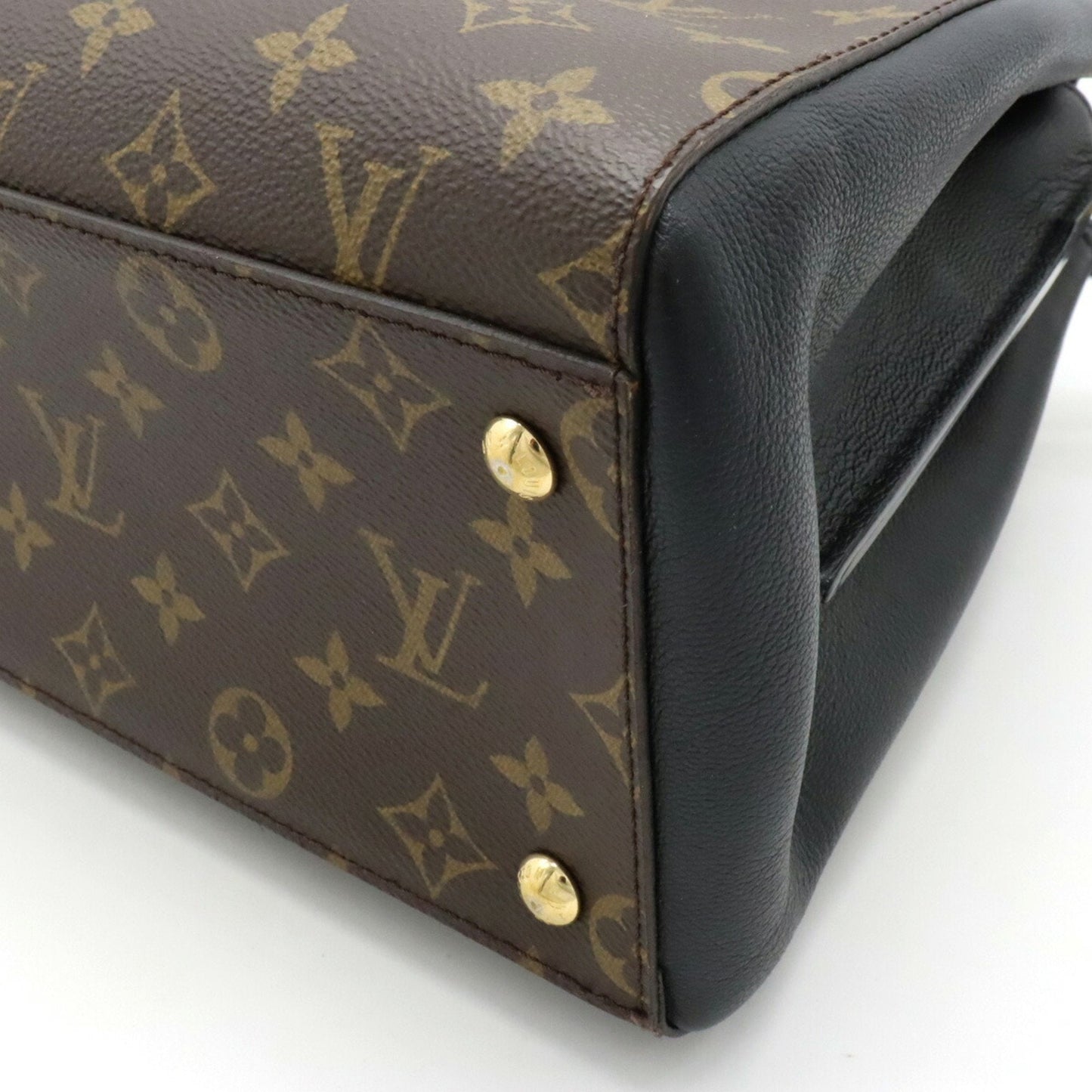 LOUIS VUITTON Monogram Florine Handbag Shoulder Bag Noir Black M42269