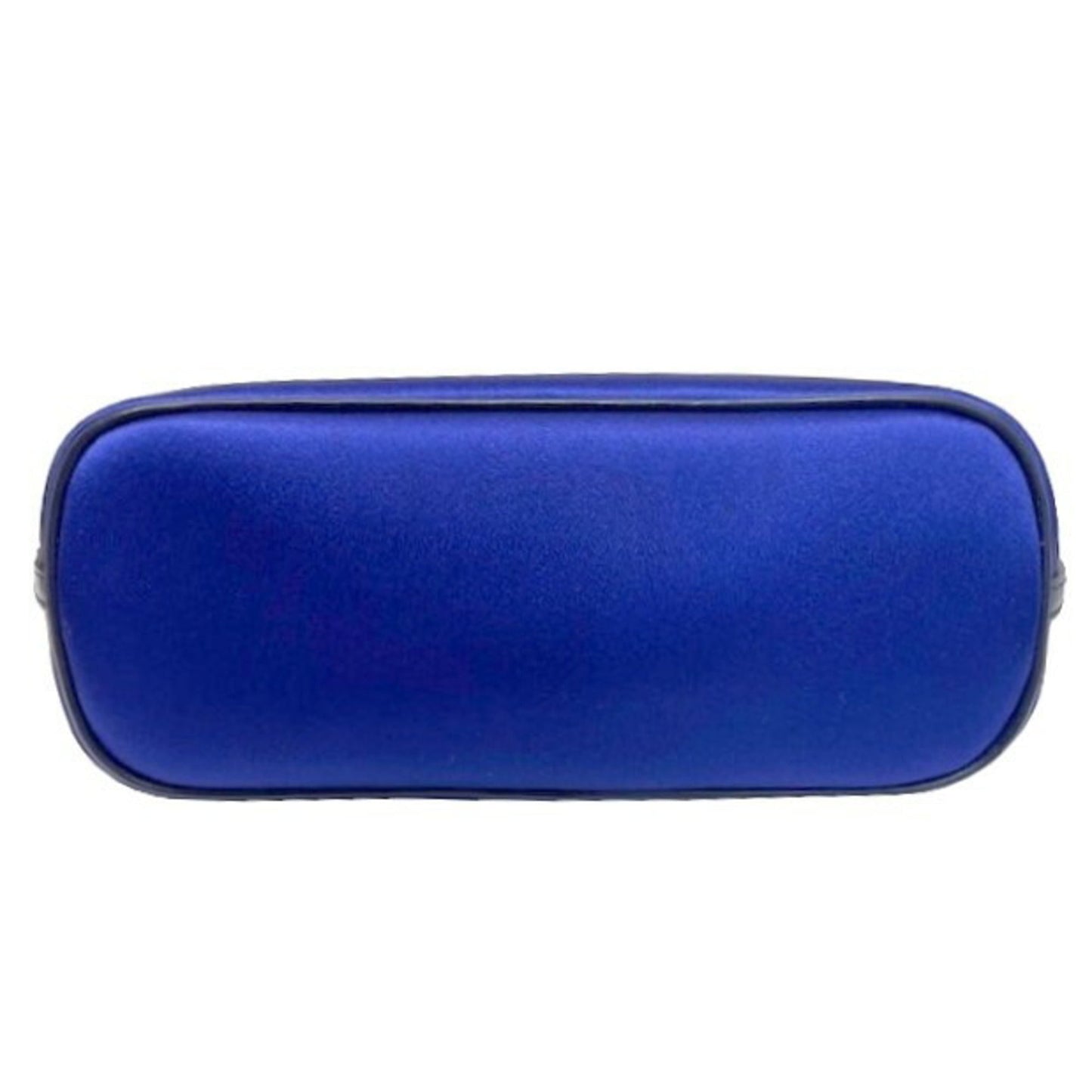 Gucci Accessory Pouch 039.1103 Satin Leather Blue Mini Bag Ladies
