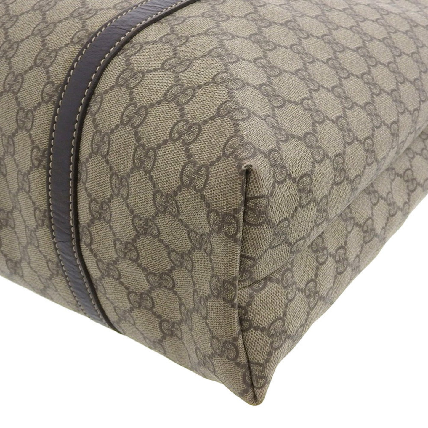 Gucci GG plus handbag business bag tote beige brown 223668 002058
