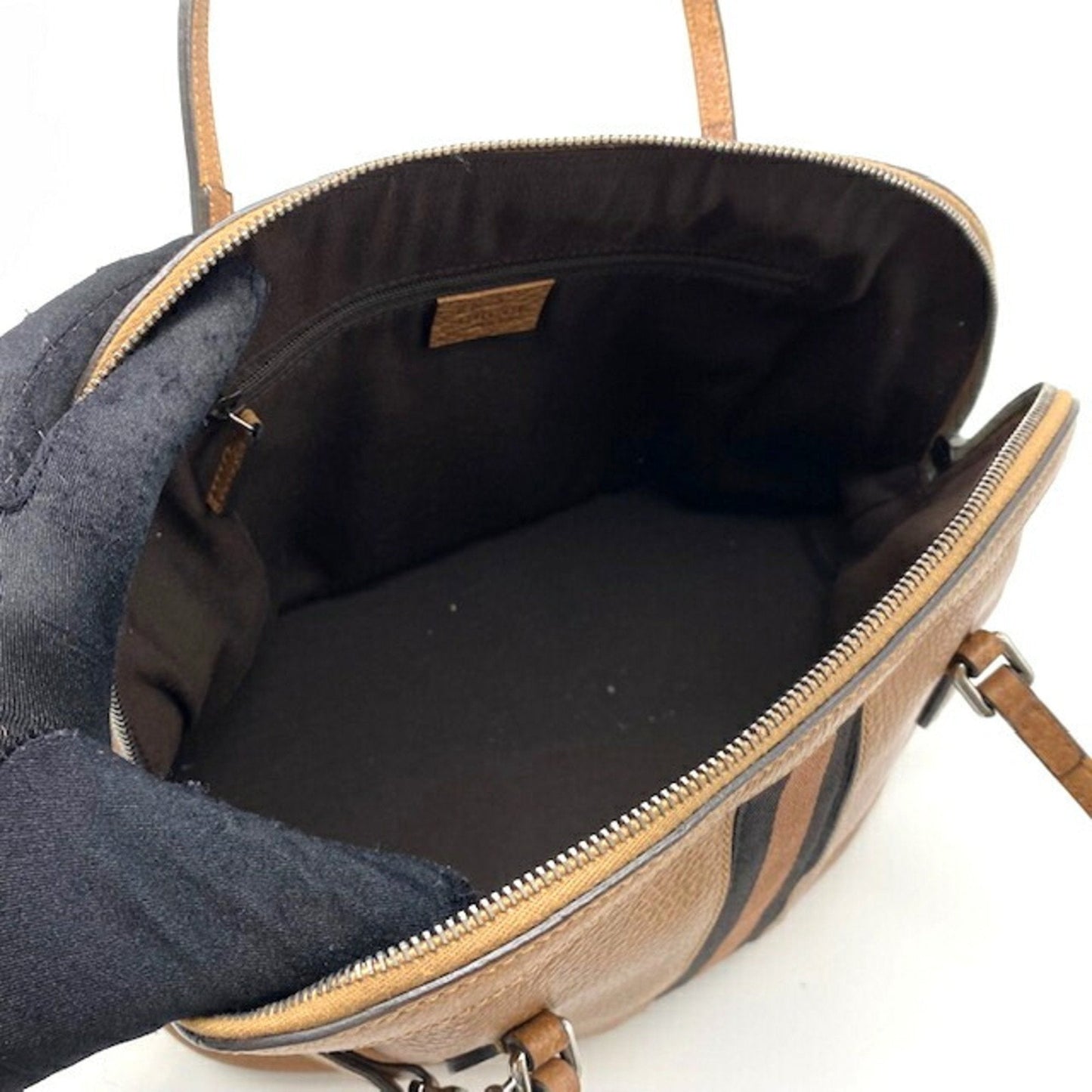Gucci 2WAY shoulder Bag leather brown 420023 handBag outlet