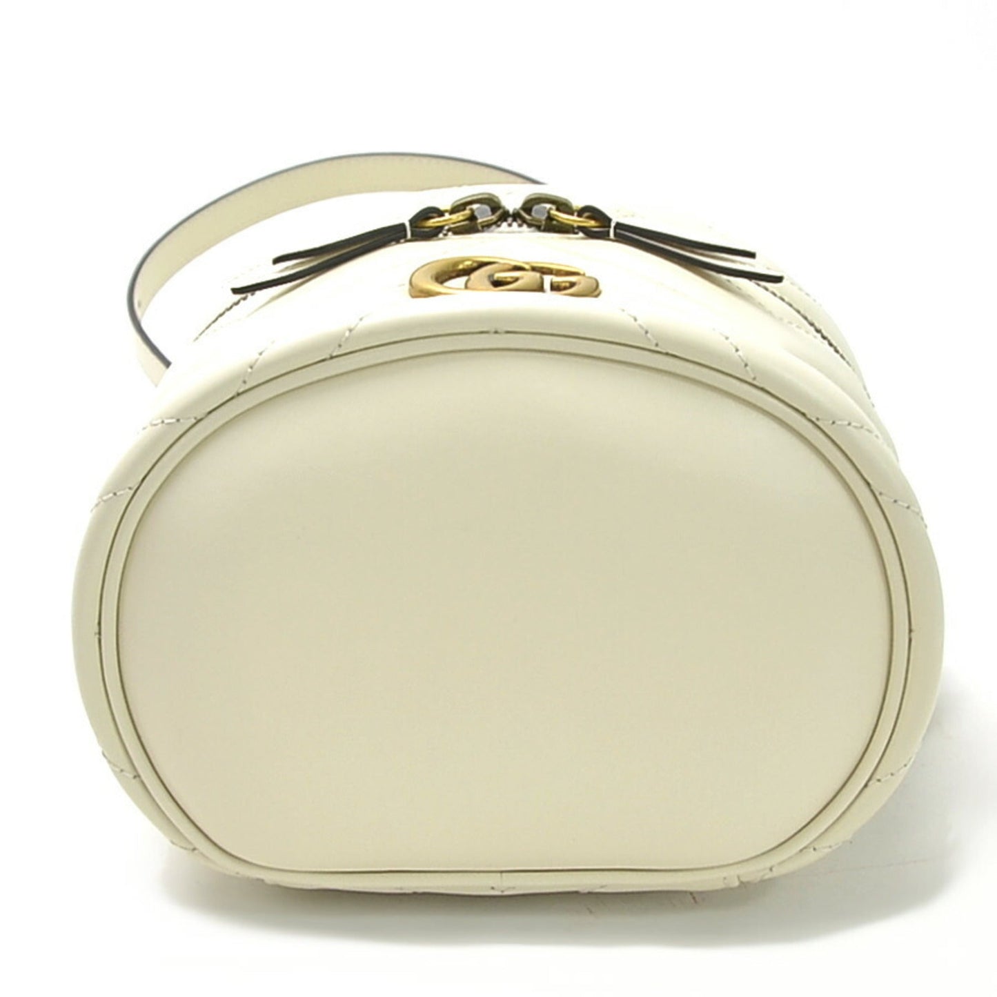 Gucci Handbag Backpack GG Marmont Quilted Leather Mini Bianco Calf Ladies 598594