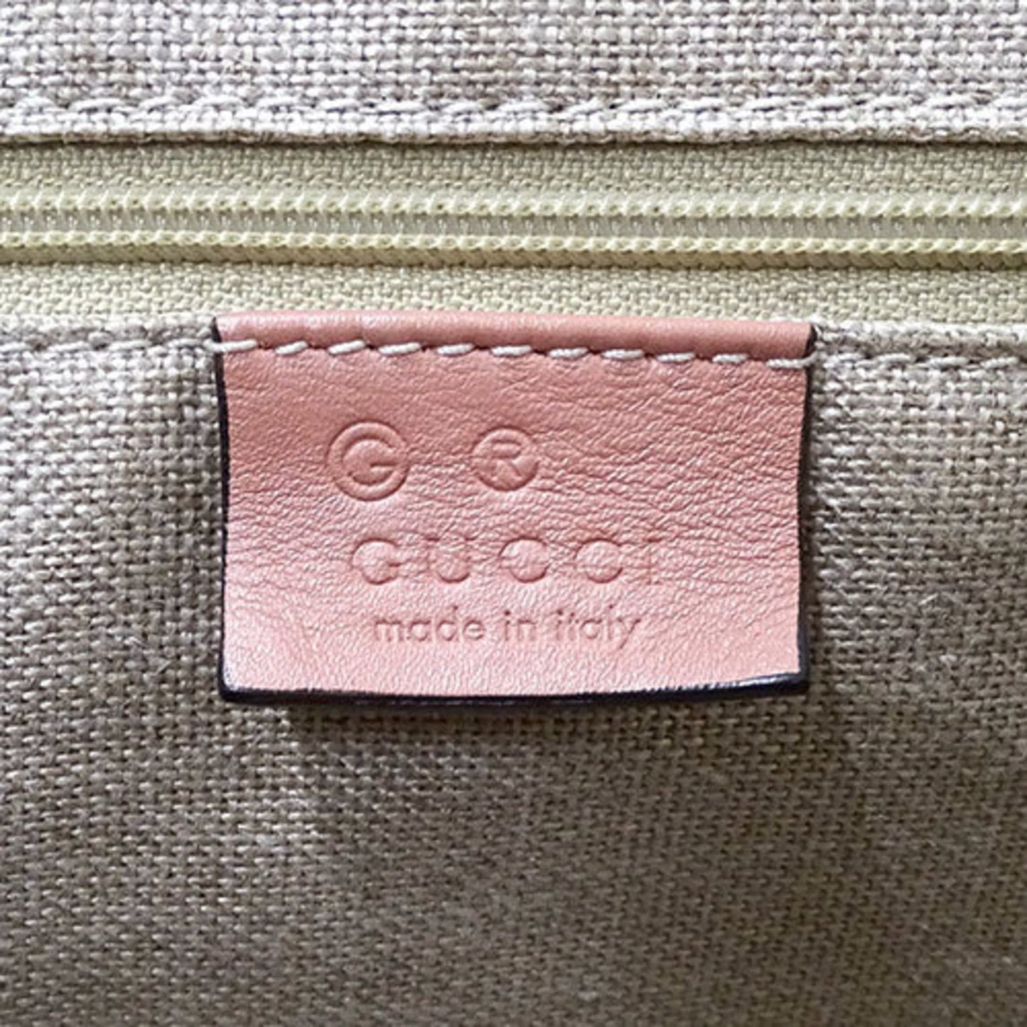 Gucci Bag Ladies Tote Shoulder Shima Micro Leather Pink 449647