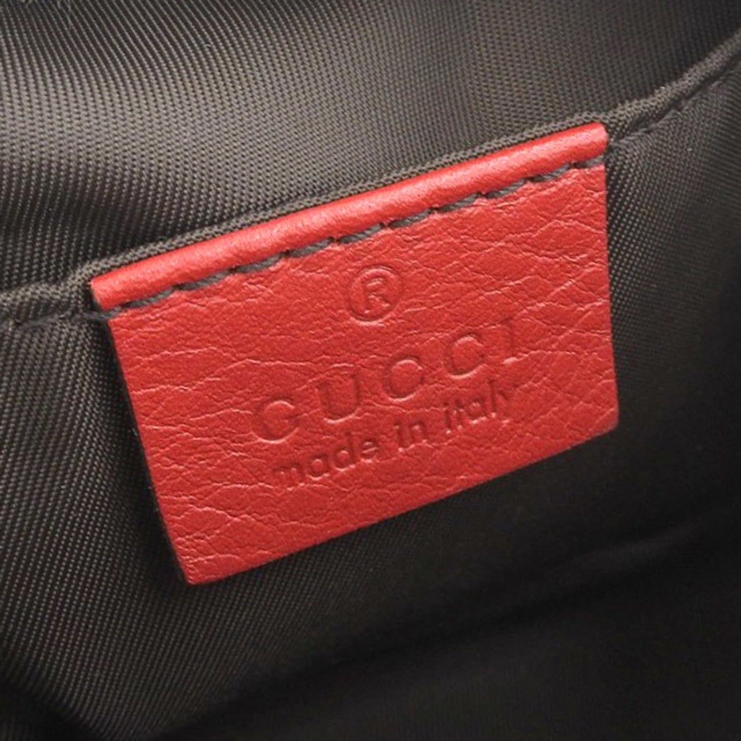 Gucci Bag Ladies Pouch GG Canvas Brown Red 282663