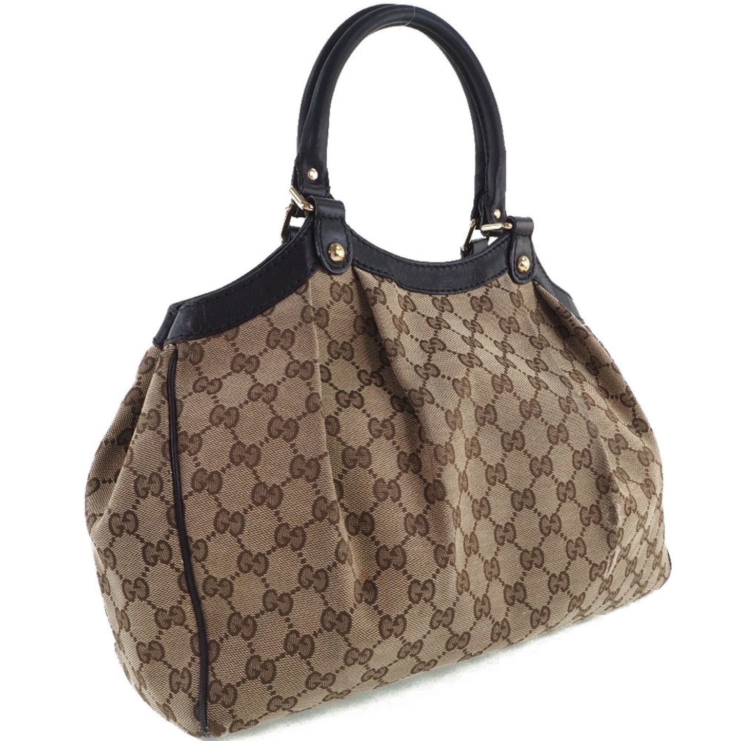 Gucci Suki Interlocking G 211944 GG Canvas Brown Women's Tote Bag