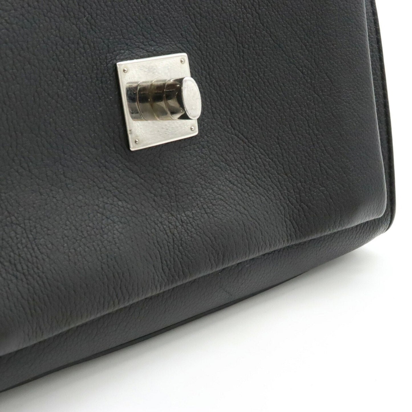 LOUIS VUITTON My Lock Me Chain Shoulder Bag Leather Noir Black M51418