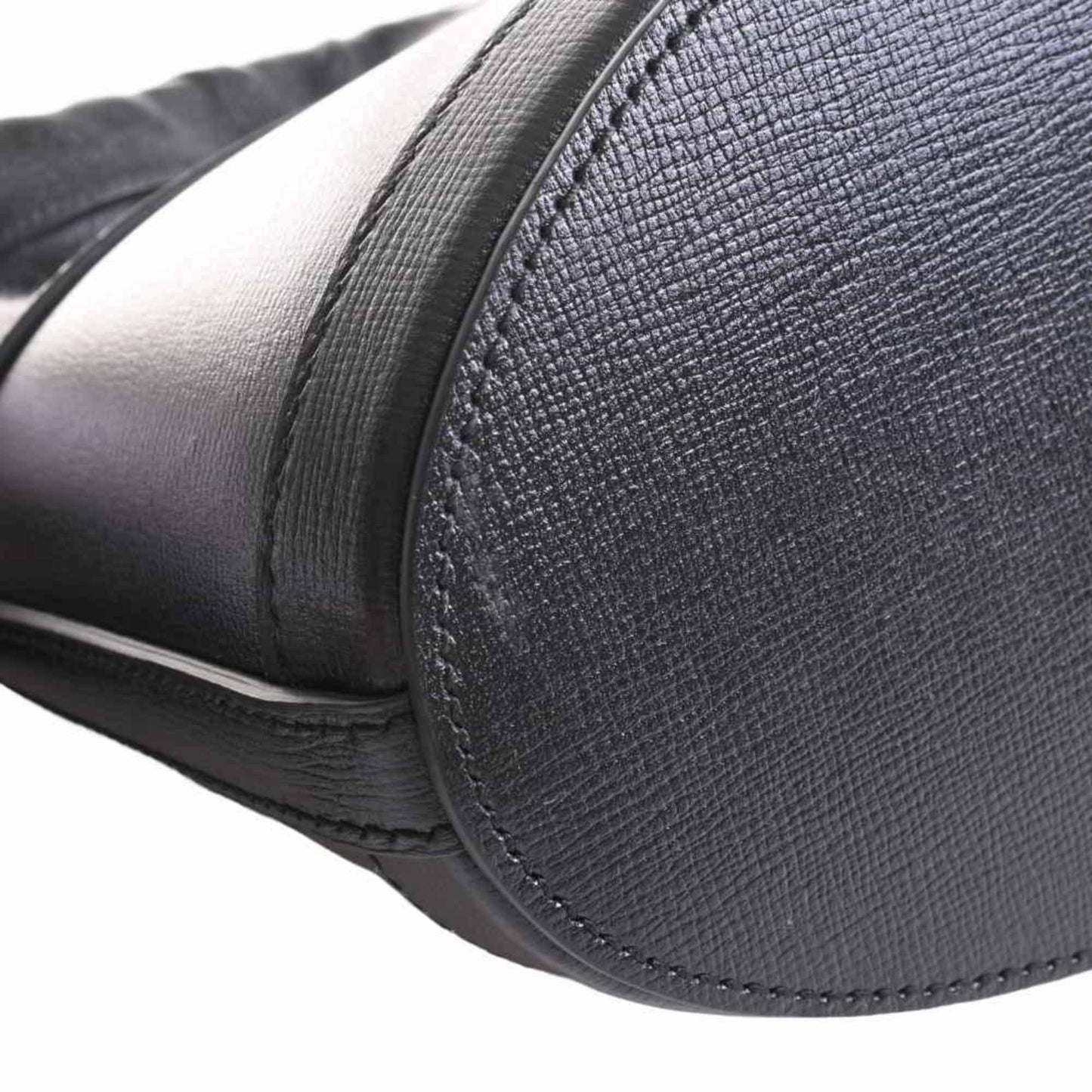 Gucci horsebit leather bucket bag shoulder black