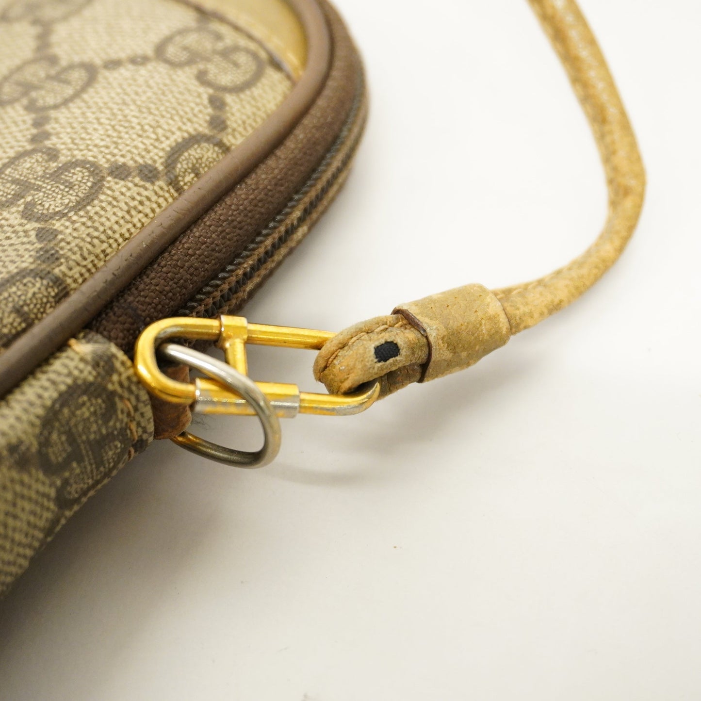 GUCCIAuth  Shoulder Bag 97 02 068 Women's GG Supreme,Leather Beige