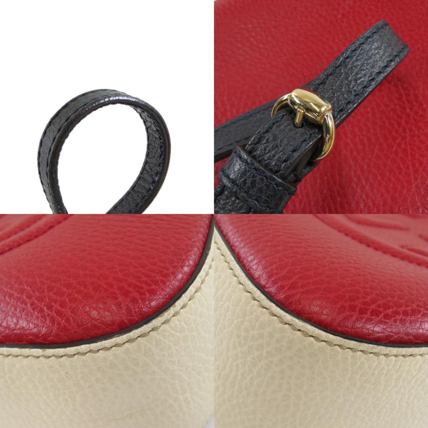 Gucci 431567 Soho Interlocking G Shoulder Bag Leather Ladies