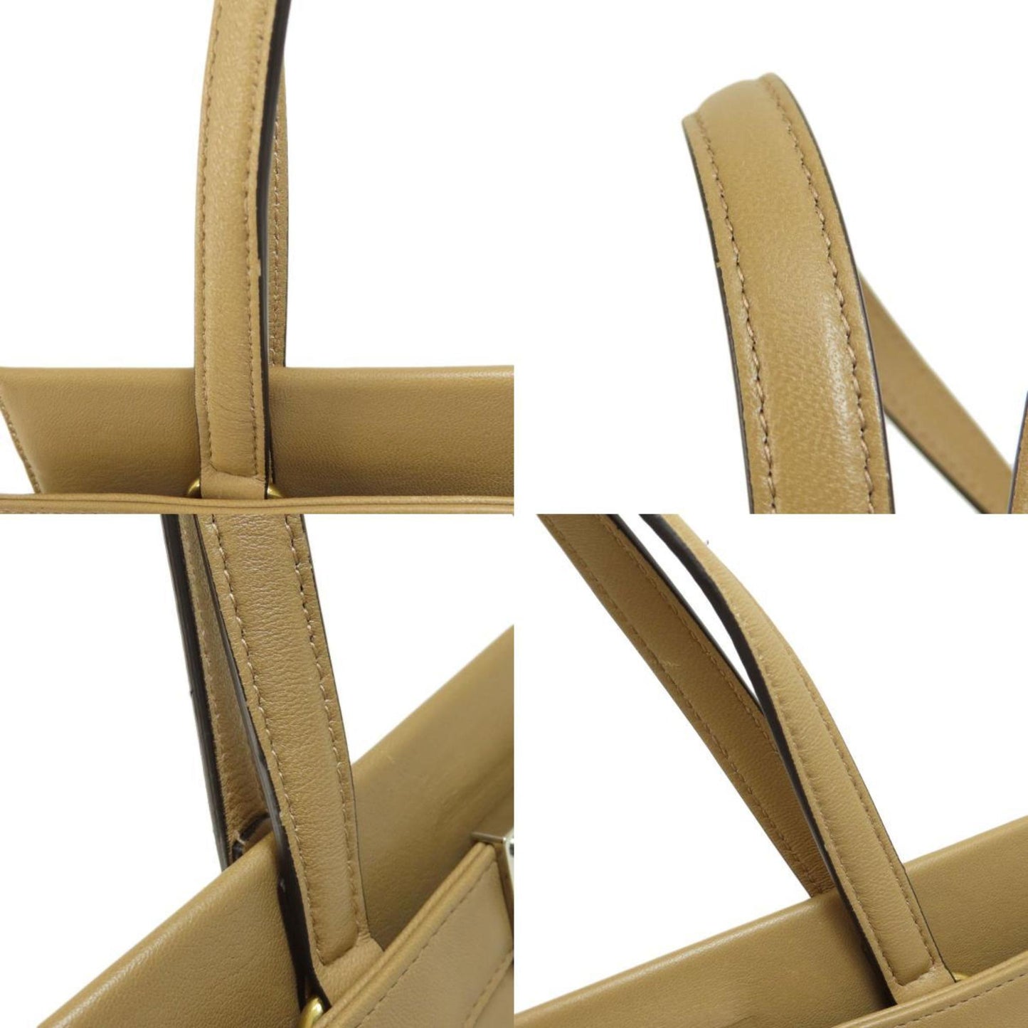 GUCCI 631663 Metal Handbag Leather Women's