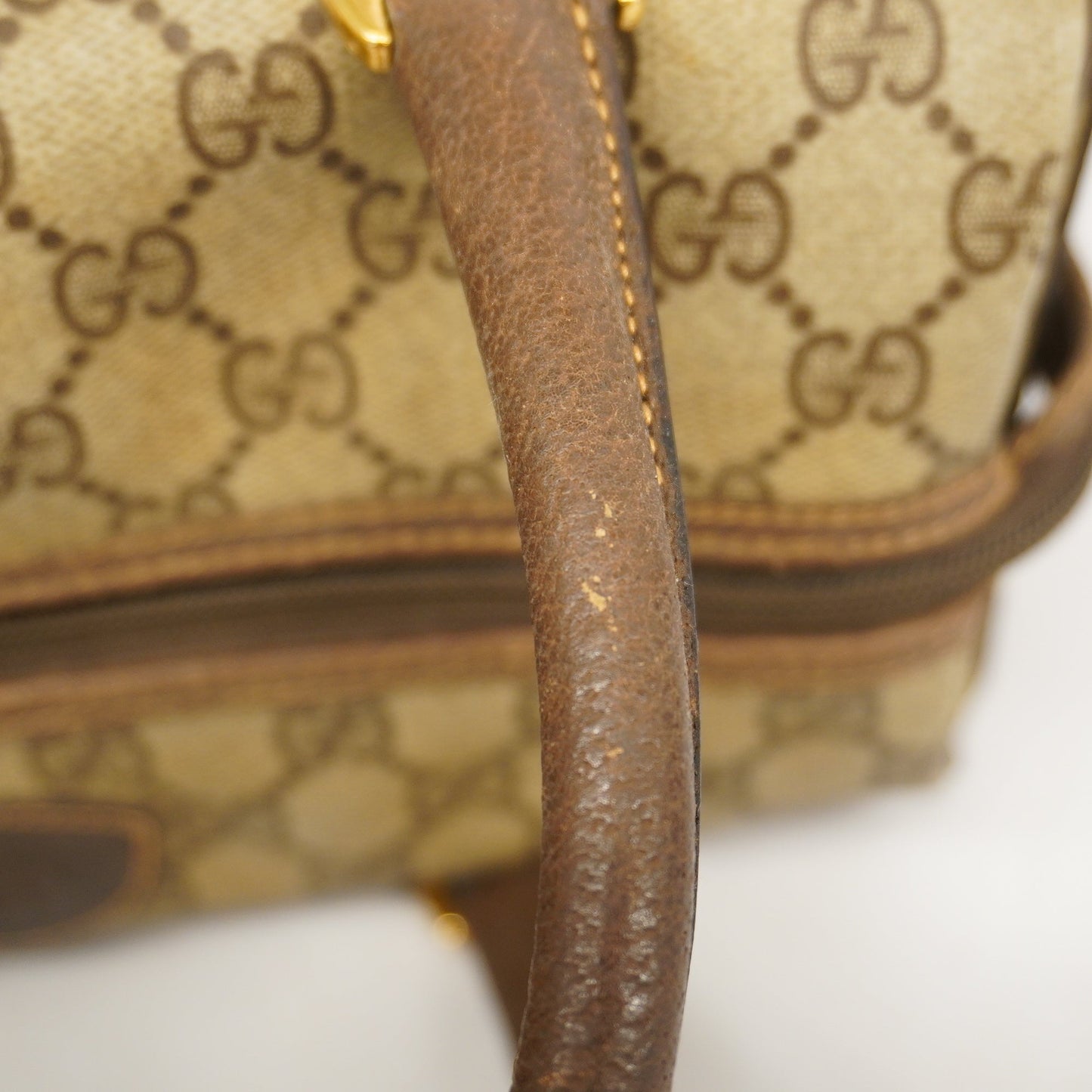 GUCCI  Handbag 000 40 0207 Women's Leather Handbag Beige,Brown